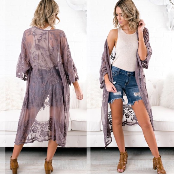 Nana Macs Tops - ❌SOLD❌Lace Kimono NWOT